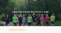 Desktop Screenshot of granitestaterunningcamp.com